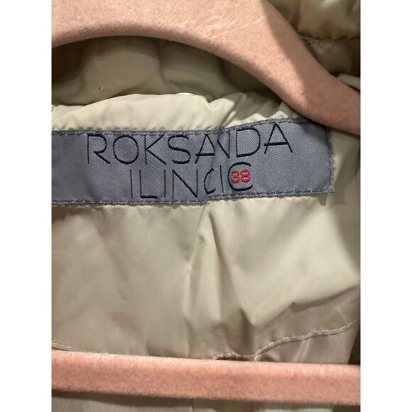Rosanda Ilincic Cream Quilted Puffer Coat EU 38 US 2 Quiet Luxury Minimalist - Picture 11 of 12